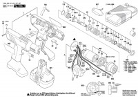 Bosch 0 602 490 441 EXACT 12 Cordless Screw Driver Spare Parts